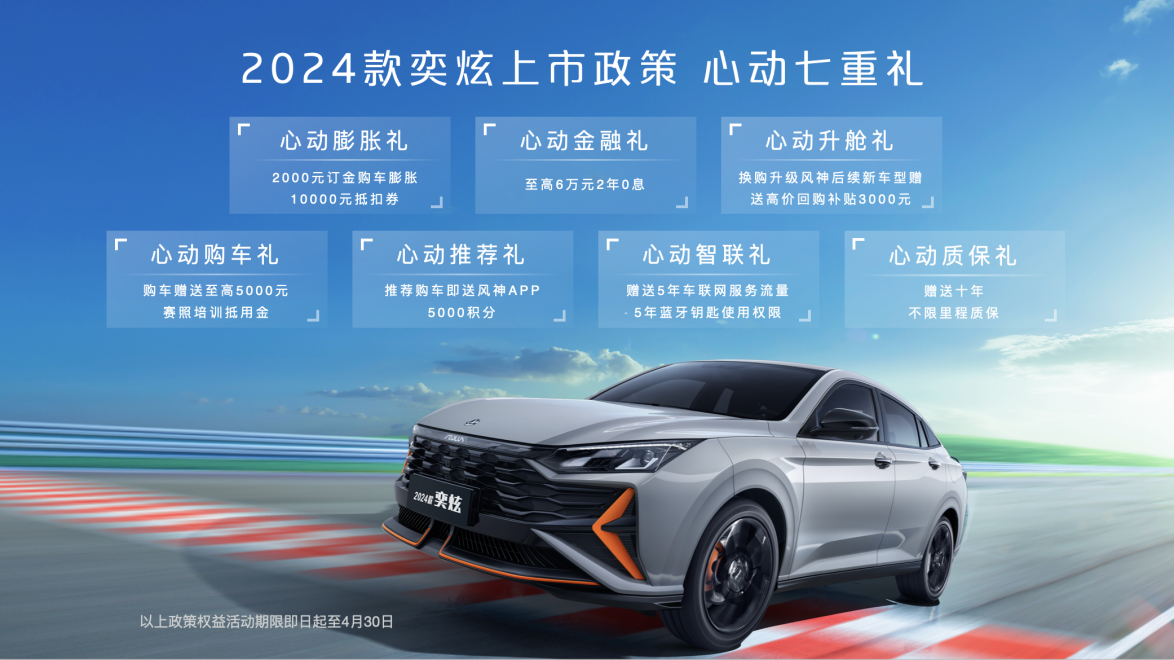 东风风神2024款奕炫上市暨赛车学院开营,助力圆梦“飞驰人生”