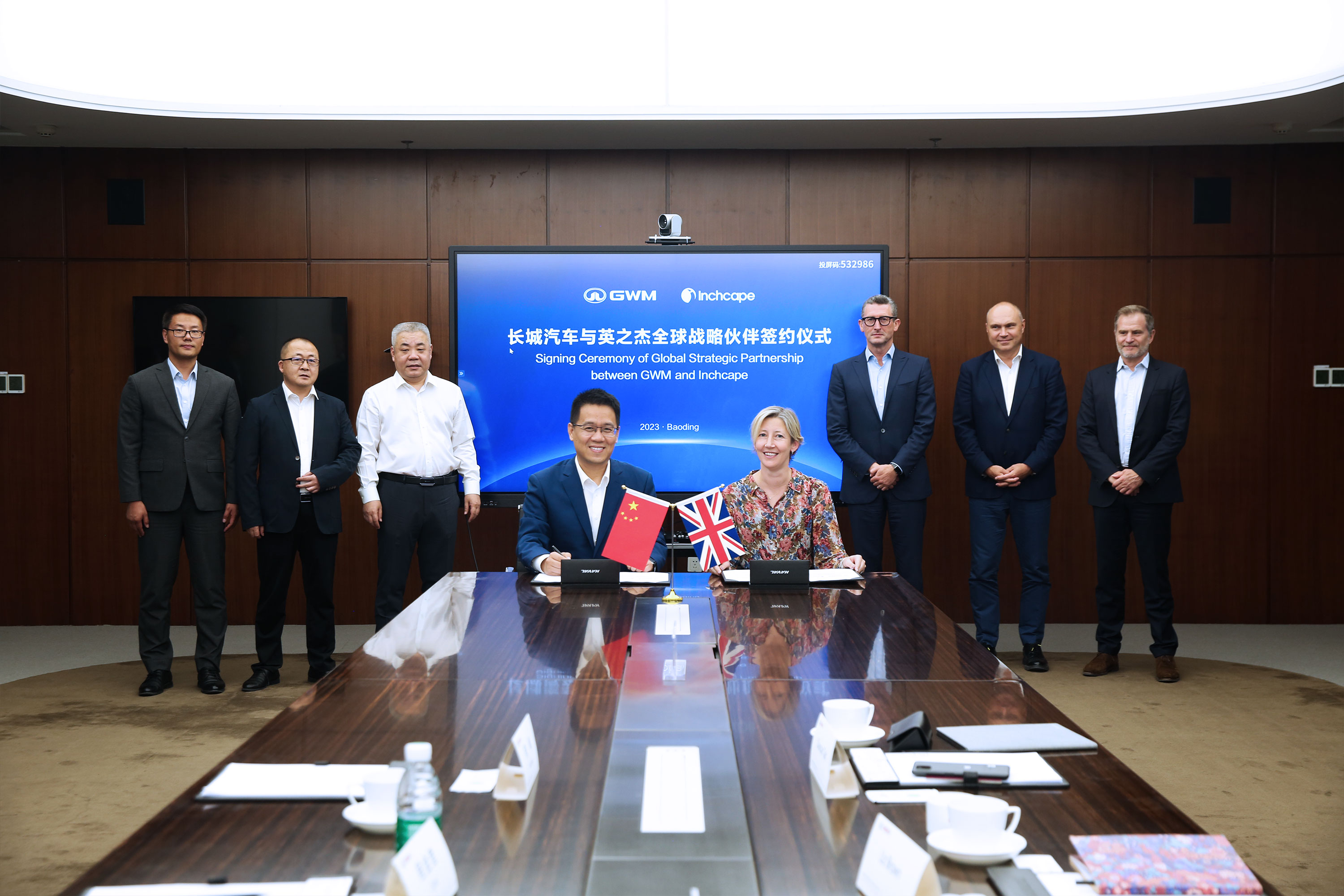 长城汽车与英之杰签署战略合作共同开拓全球新能源汽车市场...